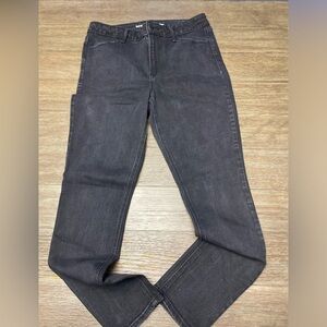 Old Navy High-Waisted Rockstar Super-Skinny Ankle Jeans Size 12 Black